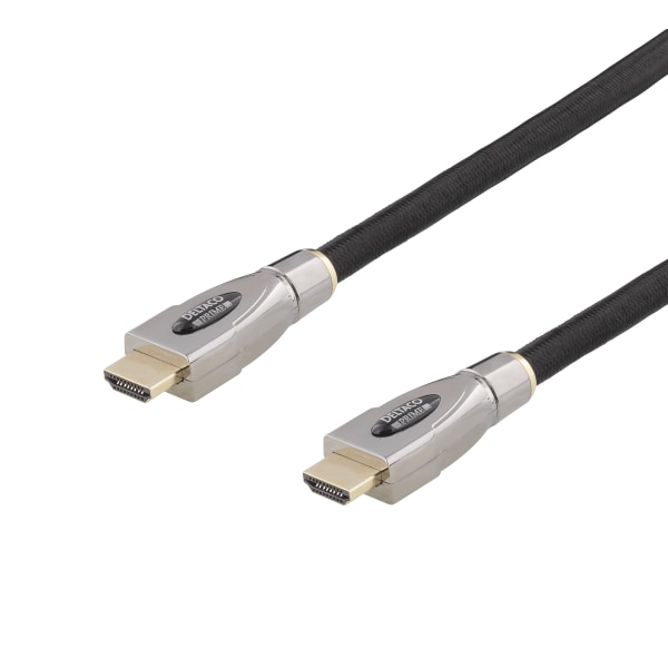 PRIME active HDMI cable 5m Textile HDMI Type A ma 4K black