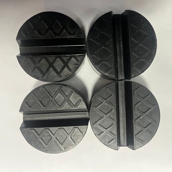 Car Jack Jack gummipude til Tesla biler 2-pak Black Black