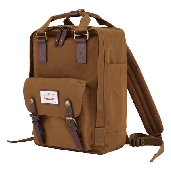 Himawari 188L 14" kannettavan tietokoneen reppu (ruskea)
