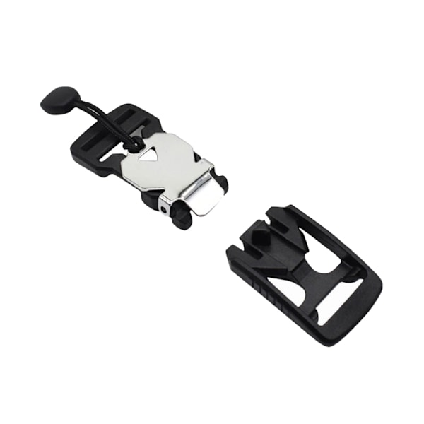 2-pack Magnetisk Spänne Silver - Snabbfäste för Väskor, Bälten och Taktisk Utrustning Model 6