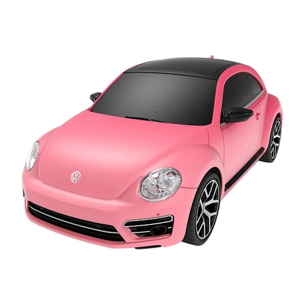 RASTAR R/C 1:24 Volkswagen Beetle fjärrstyrd bil - färgbyte (rosa)