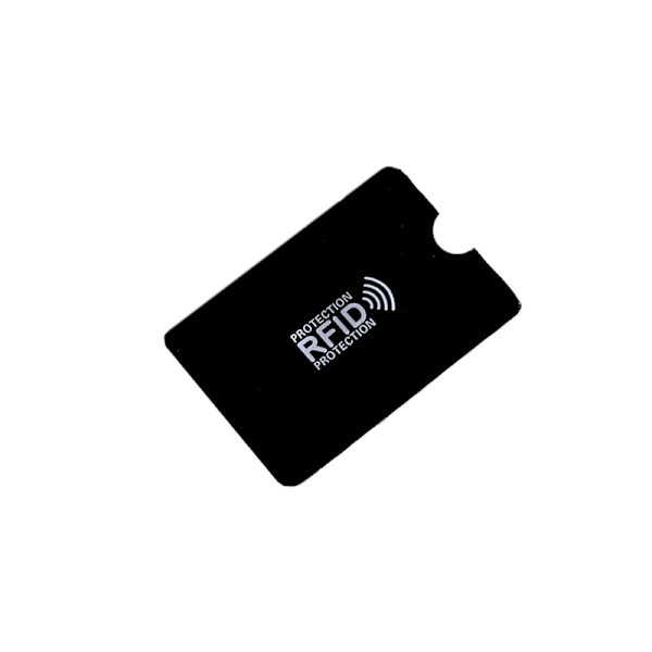 12-pak kortetui med RFID-blokering Sort