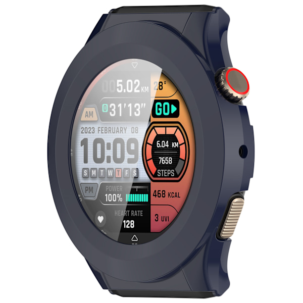 Amazfit Cheetah Pro/Round Skyddsfodral & Skärmskydd Blå