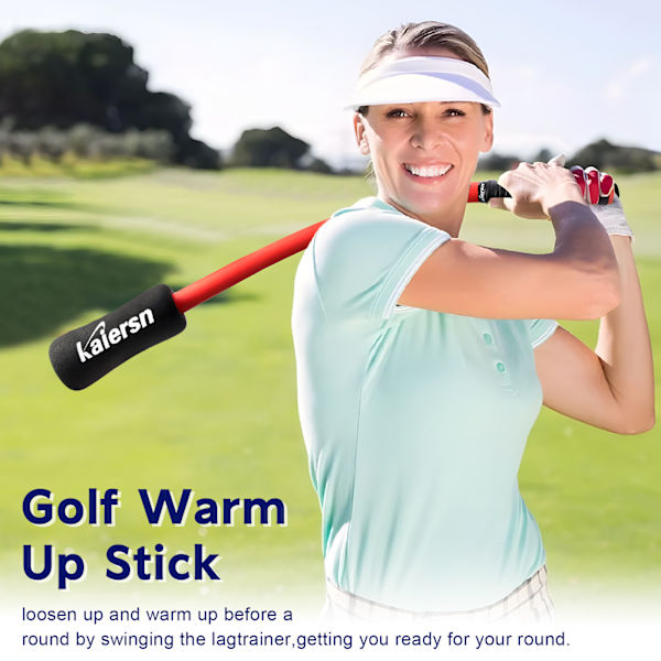 Golf Swing Trainer - Förbättra din svingmekanik Röd