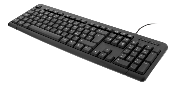 Keyboard, Swedish, USB, black