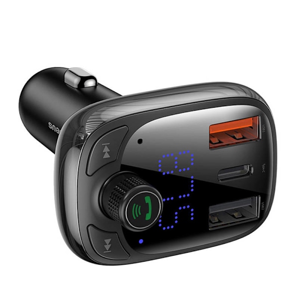 Bil Bluetooth MP3-afspiller Baseus T Shaped S-13 Black OS