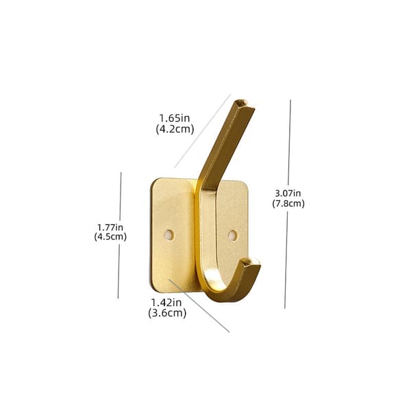 Tunga självhäftande krokar Gold Gold