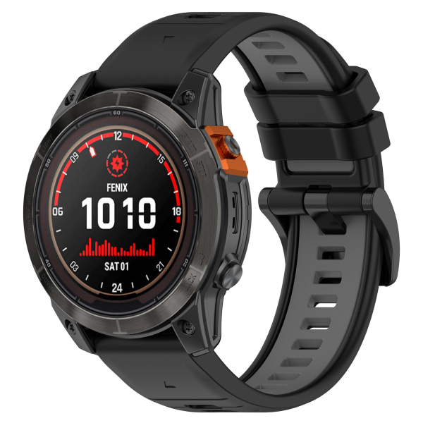 Tvåfärgat Klockarmband för Garmin Fenix/Epix Flerfärgad 22 mm