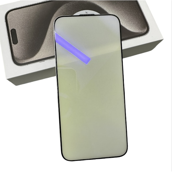 iPhone 16 skærmbeskytter i hærdet glas med anti-blåt lys iPhone 16 Pro Max