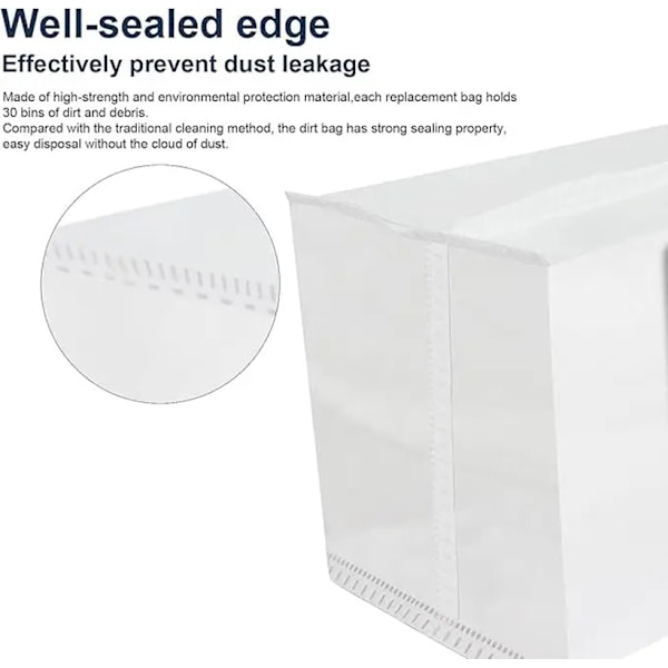 INF Dammsugarpåsar för Ecovacs Deebot X1 Omni 6-pack