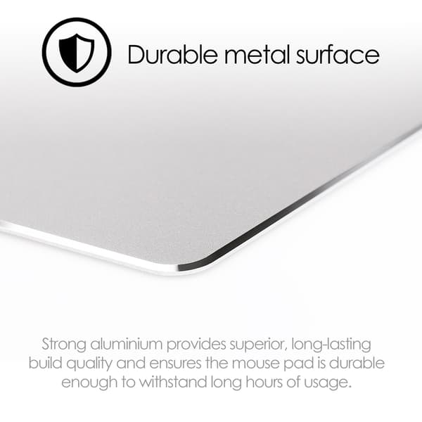 Musmatta Premium Aluminium Rektangulär Silver