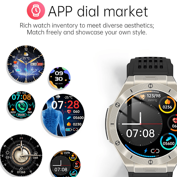 Smartwatch: EKG, søvnhjælp og Bluetooth-opkald