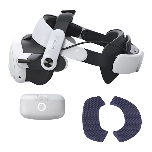 BOBOVR M3 Pro Head Strap + batteripaket för Oculus Quest 3 / Quest 3S