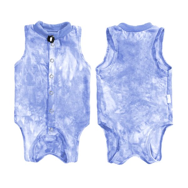 Tie-Dye Blue Cat Recovery Suit L