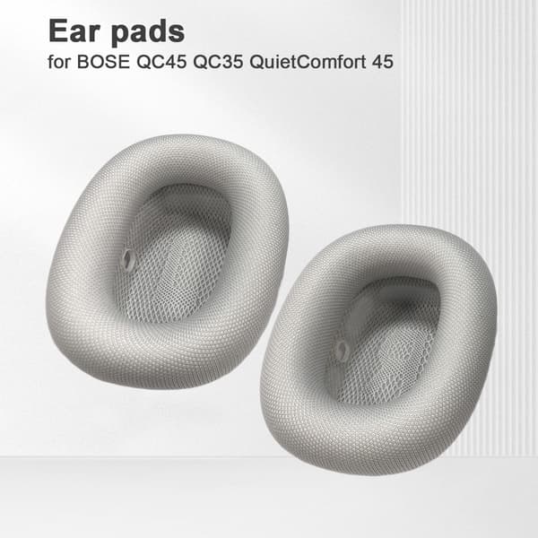 Öronkuddar för AirPods Max - Apple Tyg & Silikon Silver Silver