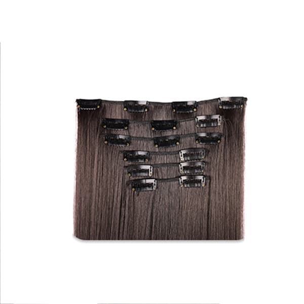 Clip-in Hårforlængelser Brown+Black Brown+Black