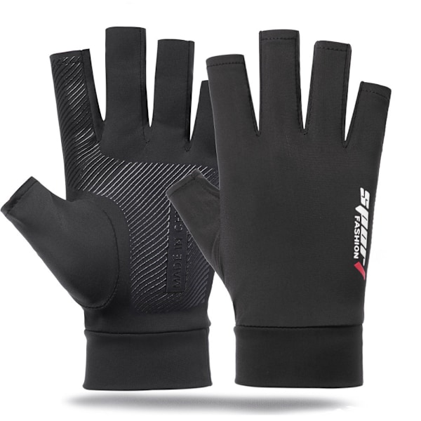 SPORT Halvfingerhandsker - Ultimativt Performance Udstyr Sort