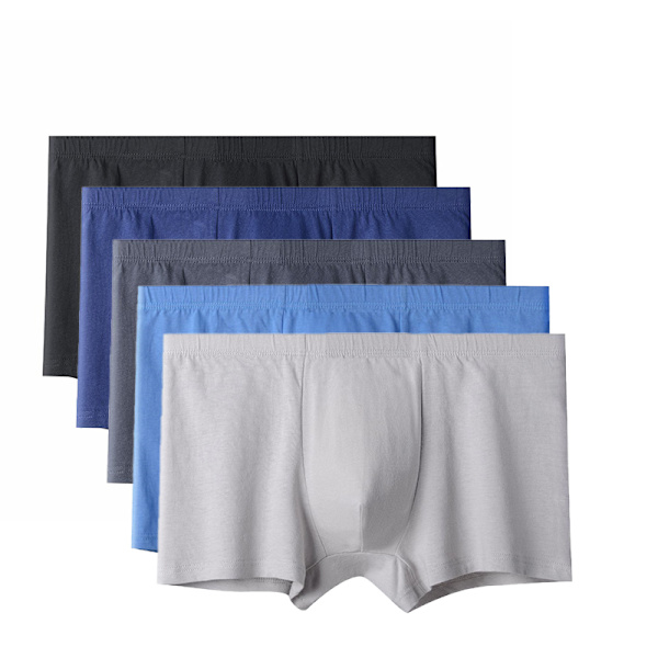 5-pack miesten bokserit - moniväriset 4XL
