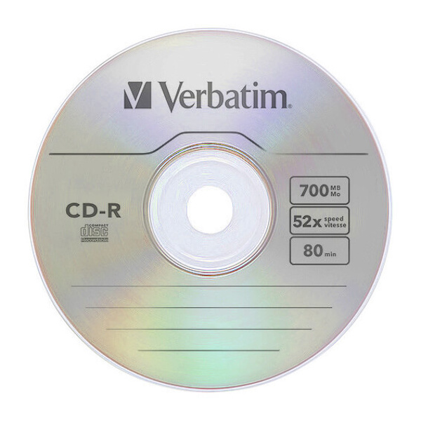CD-R 52x 700MB 10-pack Spindel