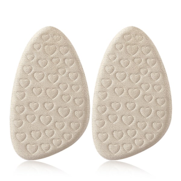 Korkeakorkoiset jalkaterän pehmusteet Heel-inserts 2-paria Beige