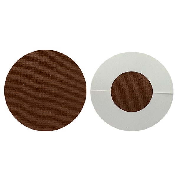 Nippelskydd för män 6 cm brun (5 par/pack)