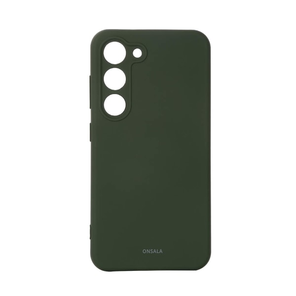 ONSALA Mobilskal Silikon Dark Green - Samsung S23 5G