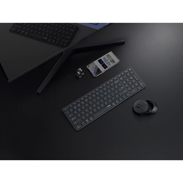 Tastatur/mus-sæt 9750M Multi-Mode Trådløs Mørkegrå