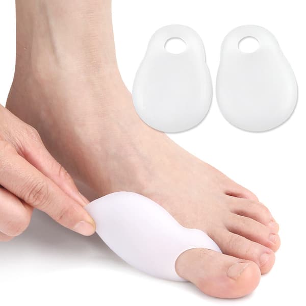 T07 Hallux Valgus Stöd Tåriktmedel, 2 Par - Hallux Valgus Lindring Tåskydd