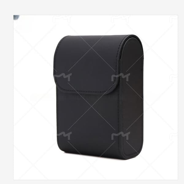 Premium Golf Rangefinder Case - Suojaava PU-nahkakotelo Black Black