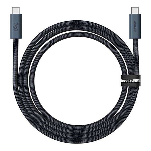 Pikalataus USB-C Baseus Flash 240W 1m (musta)