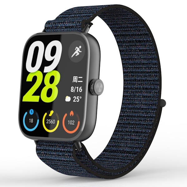 Redmi Watch 5/4 flätad nylonrem Svart
