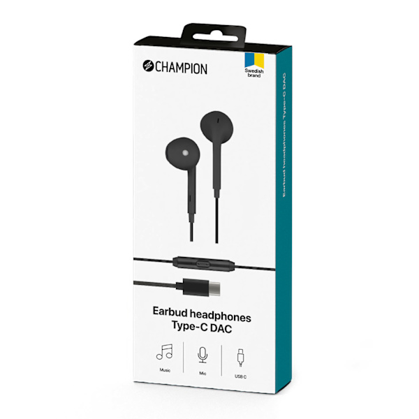 EarBud headphones USB-C DAC