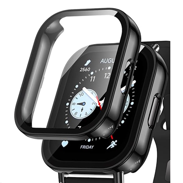 Beskyttelsesskal til Redmi Watch 5 Active - Full Cover Case i Sort