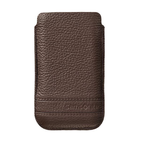 Mobile Bag Classic Leather Small Brown