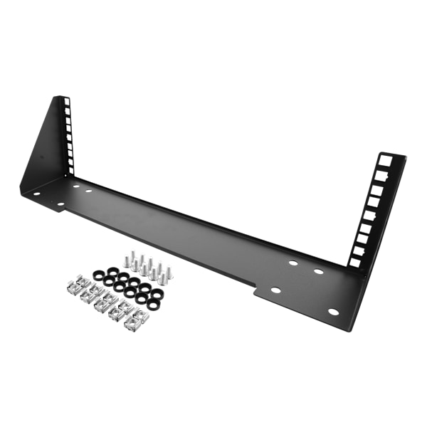 19" Vertical wall bracket, 3U, max 60kg, steel construction