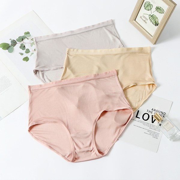 Silkkiset korkeavyötäröiset alushousut naisille - Äärimmäistä mukavuutta XL