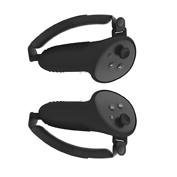 Meta Quest 3 Controller Silikonskyddsfodral Svart