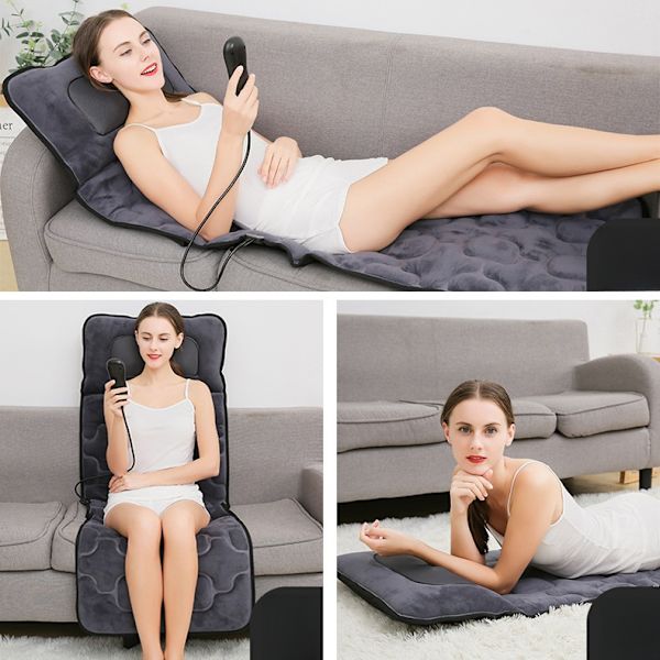 INF Shiatsu Fuldkropsmassagemåtte med varme