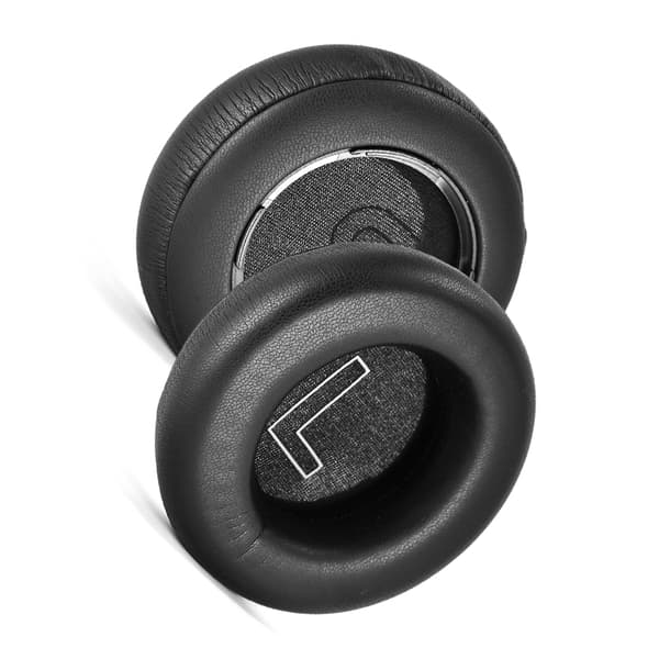 Svarta öronkuddar i proteinläder för B&O Beoplay H9 3:e generationen