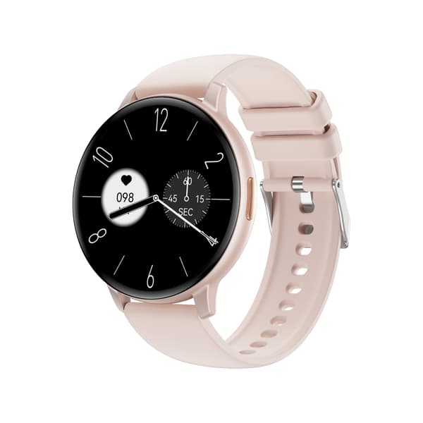 C66 Multifunktionell Smartwatch med Bluetooth-samtal & Hälsoövervakning, kompatibelt med Android och iOS Pink Pink