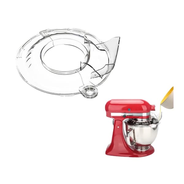 Stänkskydd kompatibelt med KitchenAid 4,5-5 Quart Tilt Head-mixare, hopfällbart