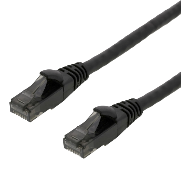 U/UTP High Flex Cat6, patch cable, 0,5m, TPE, black