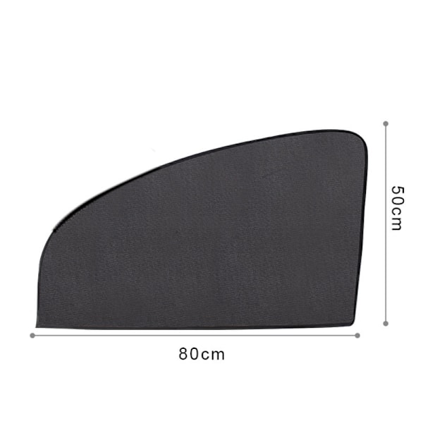 Magnetisk framfönster solskydd Nylon Mesh svart