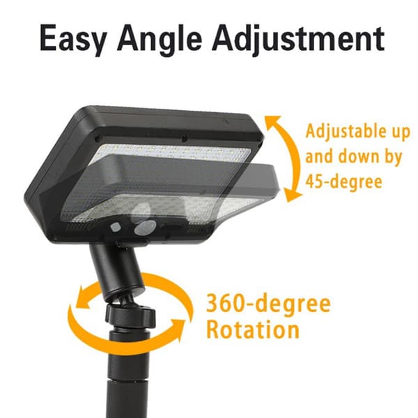 4-pack Solar LED-gångljus med 3 färgtemperaturer och rörelsesensor
