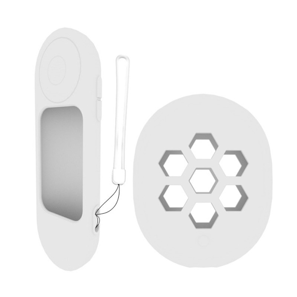 Silikonskyddsfodral för Google Chromecast 2020 TV-fjärrkontroll Vit