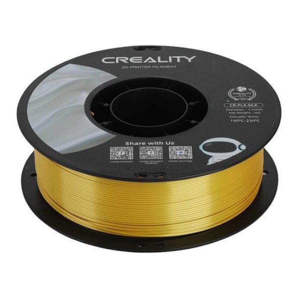 CR-Silk PLA Filament Creality (Guld)