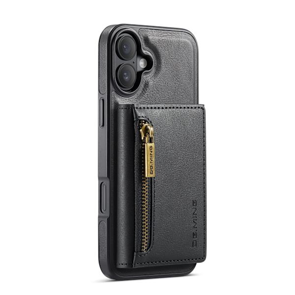Magnetisk pung-cover til iPhone 16 Plus - Sort