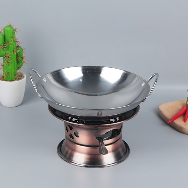 Portabel spritkamin med låda - Soapstone Pink