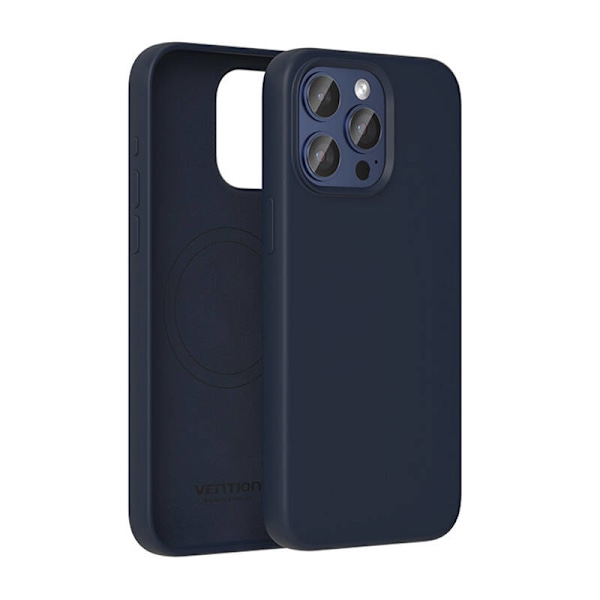 Vention KUFL0-40 Silikone Cover til iPhone 15 Pro Max (blå)