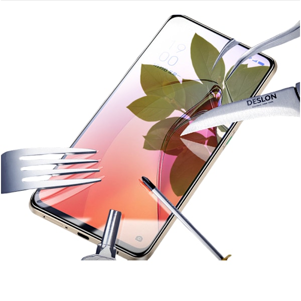 Oppo Reno7 skärmskydd i härdat glas (HD, 2-pack)